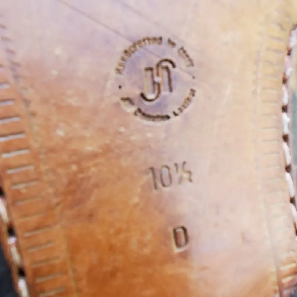Hickey Freeman Oxford Leather Shoes Size 10.5Dl